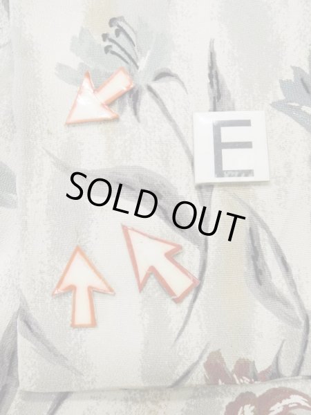 画像18: L0921L  羽織 女性用着物  シルク(正絹)   オフ ホワイト, 花 【中古】 【USED】 【リサイクル】 ★★☆☆☆ (18)