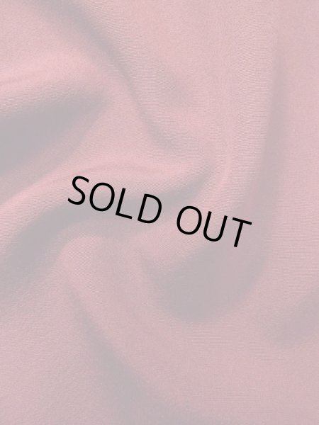 画像11: L0921M  羽織 女性用着物  シルク（正絹）   えんじ, 花 【中古】 【USED】 【リサイクル】 ★★★★☆ (11)