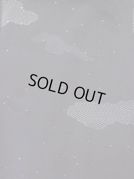 画像3: L0921P Mint  羽織 女性用着物  シルク(正絹)   黒, 雲 【中古】 【USED】 【リサイクル】 ★★★★☆ (3)