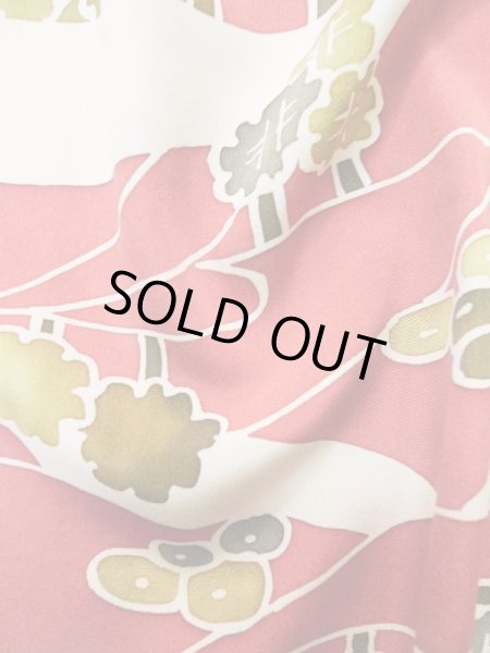 画像11: L0921Q  羽織 女性用着物  シルク（正絹）  淡い 赤色, 家 【中古】 【USED】 【リサイクル】 ★★★★☆ (11)