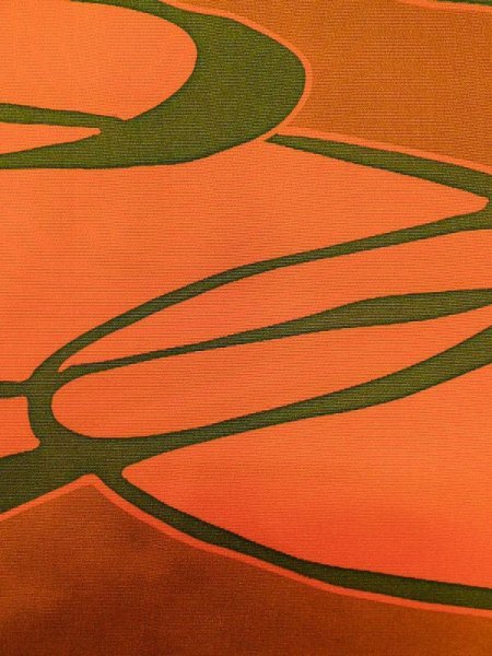 画像5: L0921R Mint  羽織 女性用着物  シルク（正絹）  淡い 橙色, 抽象的模様 【中古】 【USED】 【リサイクル】 ★★★★★ (5)