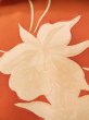 画像8: L0921U  羽織 女性用着物  シルク（正絹）   橙色, りんどう 【中古】 【USED】 【リサイクル】 ★★★☆☆ (8)