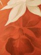 画像10: L0921U  羽織 女性用着物  シルク（正絹）   橙色, りんどう 【中古】 【USED】 【リサイクル】 ★★★☆☆ (10)