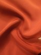 画像12: L0921U  羽織 女性用着物  シルク（正絹）   橙色, りんどう 【中古】 【USED】 【リサイクル】 ★★★☆☆ (12)