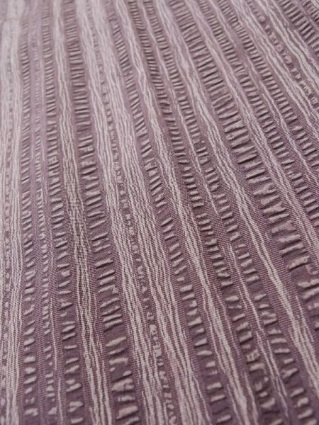 画像7: L0921Y Mint  羽織 女性用着物  シルク(正絹) 淡い 茶色み 紫色, 抽象的模様 【中古】 【USED】 【リサイクル】 ★★★☆☆ (7)