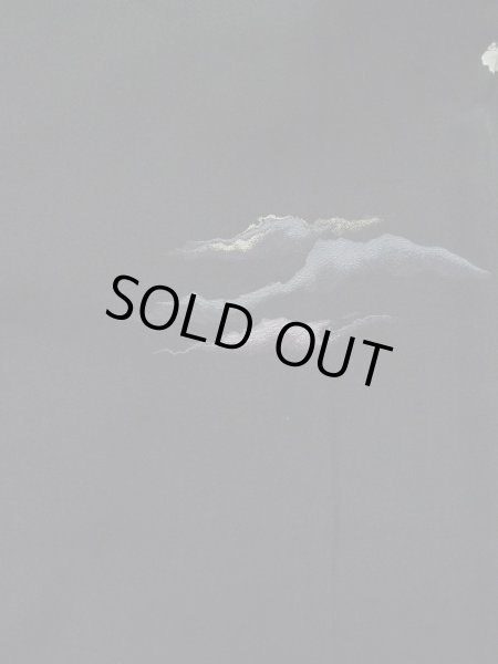 画像4: L0921Z  羽織 女性用着物  シルク（正絹）   黒, 山 【中古】 【USED】 【リサイクル】 ★★★★☆ (4)