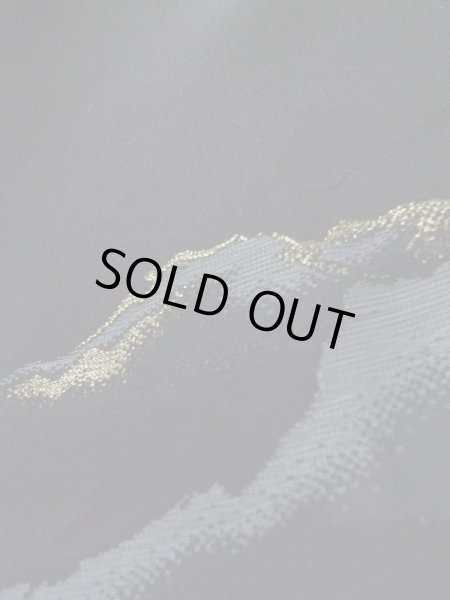 画像9: L0921Z  羽織 女性用着物  シルク（正絹）   黒, 山 【中古】 【USED】 【リサイクル】 ★★★★☆ (9)