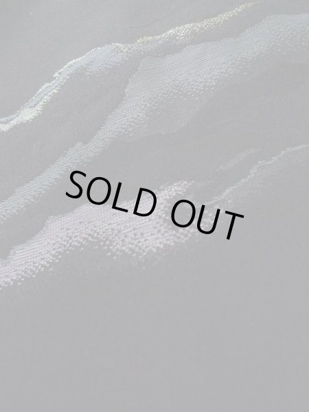 画像10: L0921Z  羽織 女性用着物  シルク（正絹）   黒, 山 【中古】 【USED】 【リサイクル】 ★★★★☆ (10)