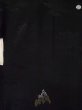画像3: L0922A  羽織 女性用着物  シルク（正絹）   黒, 寺 【中古】 【USED】 【リサイクル】 ★☆☆☆☆ (3)