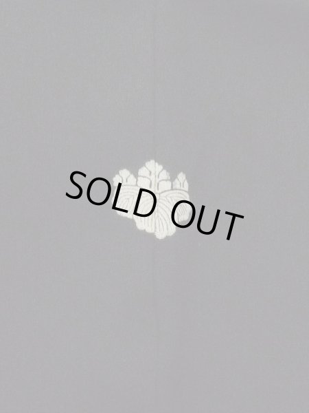 画像3: L0922C  羽織 女性用着物  シルク（正絹）   黒,  【中古】 【USED】 【リサイクル】 ★★★☆☆ (3)