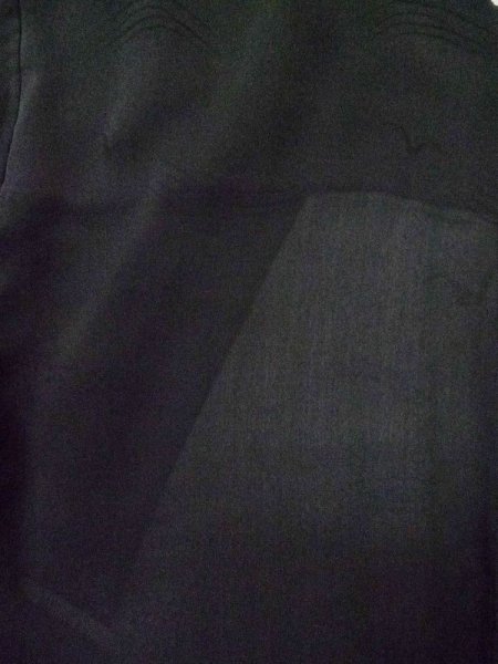 画像4: L0922C  羽織 女性用着物  シルク(正絹)   黒,  【中古】 【USED】 【リサイクル】 ★★★☆☆ (4)