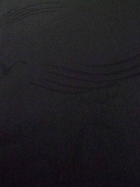 画像10: L0922C  羽織 女性用着物  シルク(正絹)   黒,  【中古】 【USED】 【リサイクル】 ★★★☆☆ (10)