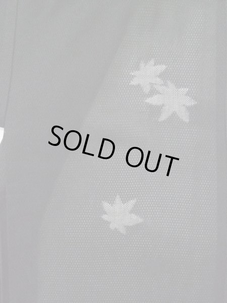 画像3: L0922D Mint  羽織 女性用着物  シルク（正絹）   黒, もみじ 【中古】 【USED】 【リサイクル】 ★★★★☆ (3)