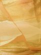 画像4: L0928L 袋帯 女性用着物 シルク（正絹） 光沢のある 淡い 橙色 抽象的模様 【中古】 【USED】 【リサイクル】 ★★★☆☆ (4)