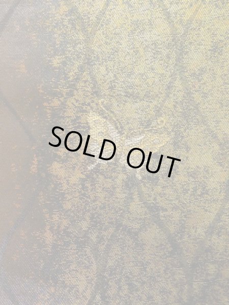 画像6: L0928V 袋帯 女性用着物 シルク(正絹)   茶色 蝶々 【中古】 【USED】 【リサイクル】 ★★★★☆ (6)