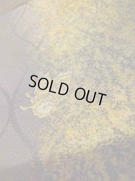 画像8: L0928V 袋帯 女性用着物 シルク(正絹)   茶色 蝶々 【中古】 【USED】 【リサイクル】 ★★★★☆ (8)