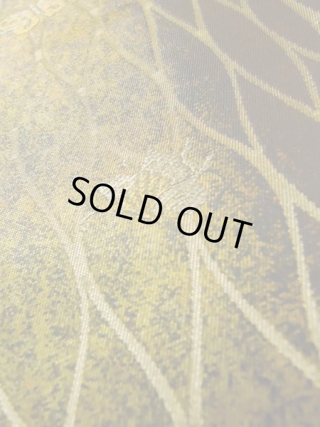 画像10: L0928V 袋帯 女性用着物 シルク(正絹)   茶色 蝶々 【中古】 【USED】 【リサイクル】 ★★★★☆ (10)