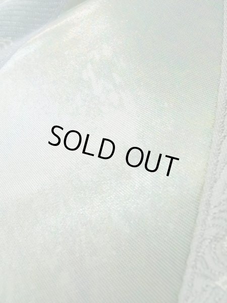 画像8: L0928W 袋帯 女性用着物 シルク(正絹) 淡い 薄い 青緑色 波 薄い【中古】 【USED】 【リサイクル】 ★★★★☆ (8)