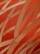 画像5: L0929B 袋帯 女性用着物 化繊   赤色 竹 【中古】 【USED】 【リサイクル】 ★★★★☆ (5)