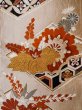 画像4: L1005A 袋帯 女性用着物 シルク（正絹）   金色 菊 【中古】 【USED】 【リサイクル】 ★★☆☆☆ (4)