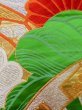 画像7: L1005B 袋帯 女性用着物 シルク（正絹）   緑色 菊 【中古】 【USED】 【リサイクル】 ★★★☆☆ (7)