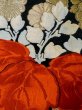 画像5: L1005N 袋帯 女性用着物 シルク（正絹）   黒 菊 【中古】 【USED】 【リサイクル】 ★★☆☆☆ (5)