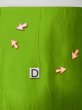 画像15: L1005S 袋帯 女性用着物 シルク（正絹）   緑色 花 【中古】 【USED】 【リサイクル】 ★★★☆☆ (15)
