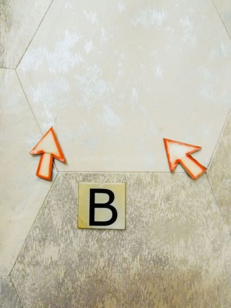 画像13: L1012B 袋帯 女性用着物 シルク(正絹)   オフ ホワイト 亀甲 【中古】 【USED】 【リサイクル】 ★★☆☆☆ (13)