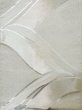 画像4: L1012C 袋帯 女性用着物 シルク（正絹）   銀色 抽象的模様 【中古】 【USED】 【リサイクル】 ★★★☆☆ (4)