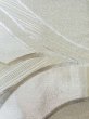 画像5: L1012C 袋帯 女性用着物 シルク（正絹）   銀色 抽象的模様 【中古】 【USED】 【リサイクル】 ★★★☆☆ (5)