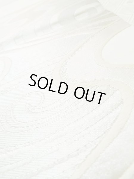 画像10: L1012L 袋帯 女性用着物 シルク(正絹)   銀色 流水 【中古】 【USED】 【リサイクル】 ★★★★☆ (10)