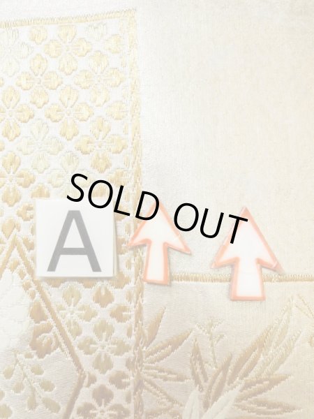 画像12: L1012T 袋帯 女性用着物 シルク（正絹）  光沢のある 桃色 菊 【中古】 【USED】 【リサイクル】 ★★★☆☆ (12)