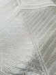 画像9: L1012U 袋帯 女性用着物 シルク（正絹）   銀色 亀甲 【中古】 【USED】 【リサイクル】 ★★★☆☆ (9)