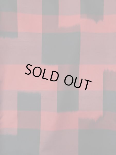 画像3: L1019C Mint  紬 女性用着物  シルク(正絹)   黒, 幾何学模様 【中古】 【USED】 【リサイクル】 ★★★★☆ (3)