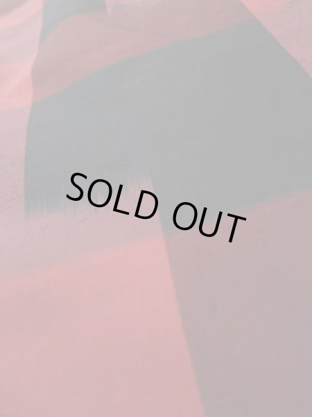 画像10: L1019C Mint  紬 女性用着物  シルク(正絹)   黒, 幾何学模様 【中古】 【USED】 【リサイクル】 ★★★★☆ (10)