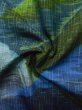 画像13: L1019E  紬 女性用着物  シルク（正絹）  淡い 青, 抽象的模様 淡い【中古】 【USED】 【リサイクル】 ★★★☆☆ (13)