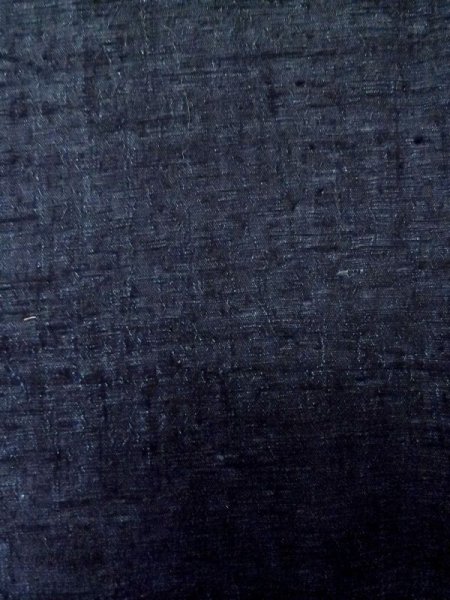 画像5: L1019G  紬 女性用着物  シルク（正絹）  深い 青,  【中古】 【USED】 【リサイクル】 ★★★☆☆ (5)