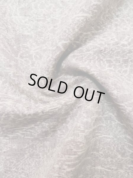 画像11: L1019H  紬 女性用着物  シルク(正絹) 淡い 薄い 紫色, 抽象的模様 【中古】 【USED】 【リサイクル】 ★★☆☆☆ (11)