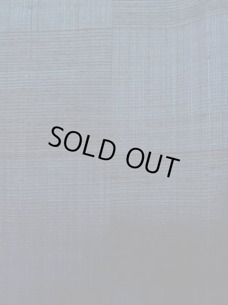 画像5: L1019I  紬 女性用着物 市松模様 シルク(正絹)  深い 青,  【中古】 【USED】 【リサイクル】 ★★★☆☆ (5)