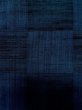 画像6: L1019I  紬 女性用着物 市松模様 シルク（正絹）  深い 青,  【中古】 【USED】 【リサイクル】 ★★★☆☆ (6)