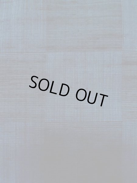 画像6: L1019I  紬 女性用着物 市松模様 シルク(正絹)  深い 青,  【中古】 【USED】 【リサイクル】 ★★★☆☆ (6)