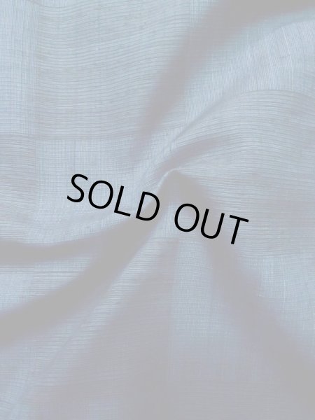 画像11: L1019I  紬 女性用着物 市松模様 シルク(正絹)  深い 青,  【中古】 【USED】 【リサイクル】 ★★★☆☆ (11)