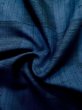 画像12: L1019I  紬 女性用着物 市松模様 シルク（正絹）  深い 青,  【中古】 【USED】 【リサイクル】 ★★★☆☆ (12)