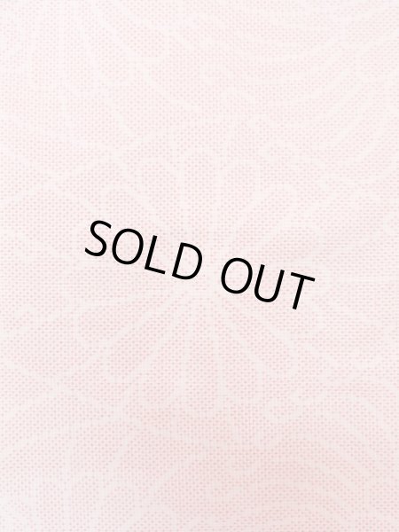 画像5: L1019J  紬 女性用着物  シルク(正絹) 淡い 薄い 桃色, 菊 【中古】 【USED】 【リサイクル】 ★★☆☆☆ (5)