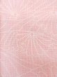 画像6: L1019J  紬 女性用着物  シルク（正絹） 淡い 薄い 桃色, 菊 【中古】 【USED】 【リサイクル】 ★★☆☆☆ (6)
