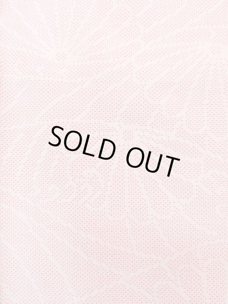 画像6: L1019J  紬 女性用着物  シルク(正絹) 淡い 薄い 桃色, 菊 【中古】 【USED】 【リサイクル】 ★★☆☆☆ (6)