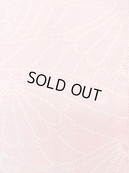 画像7: L1019J  紬 女性用着物  シルク(正絹) 淡い 薄い 桃色, 菊 【中古】 【USED】 【リサイクル】 ★★☆☆☆ (7)