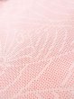 画像8: L1019J  紬 女性用着物  シルク（正絹） 淡い 薄い 桃色, 菊 【中古】 【USED】 【リサイクル】 ★★☆☆☆ (8)