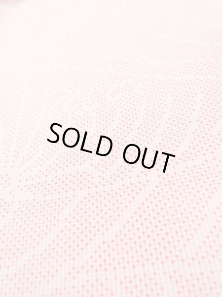 画像8: L1019J  紬 女性用着物  シルク(正絹) 淡い 薄い 桃色, 菊 【中古】 【USED】 【リサイクル】 ★★☆☆☆ (8)