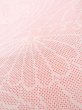 画像9: L1019J  紬 女性用着物  シルク（正絹） 淡い 薄い 桃色, 菊 【中古】 【USED】 【リサイクル】 ★★☆☆☆ (9)
